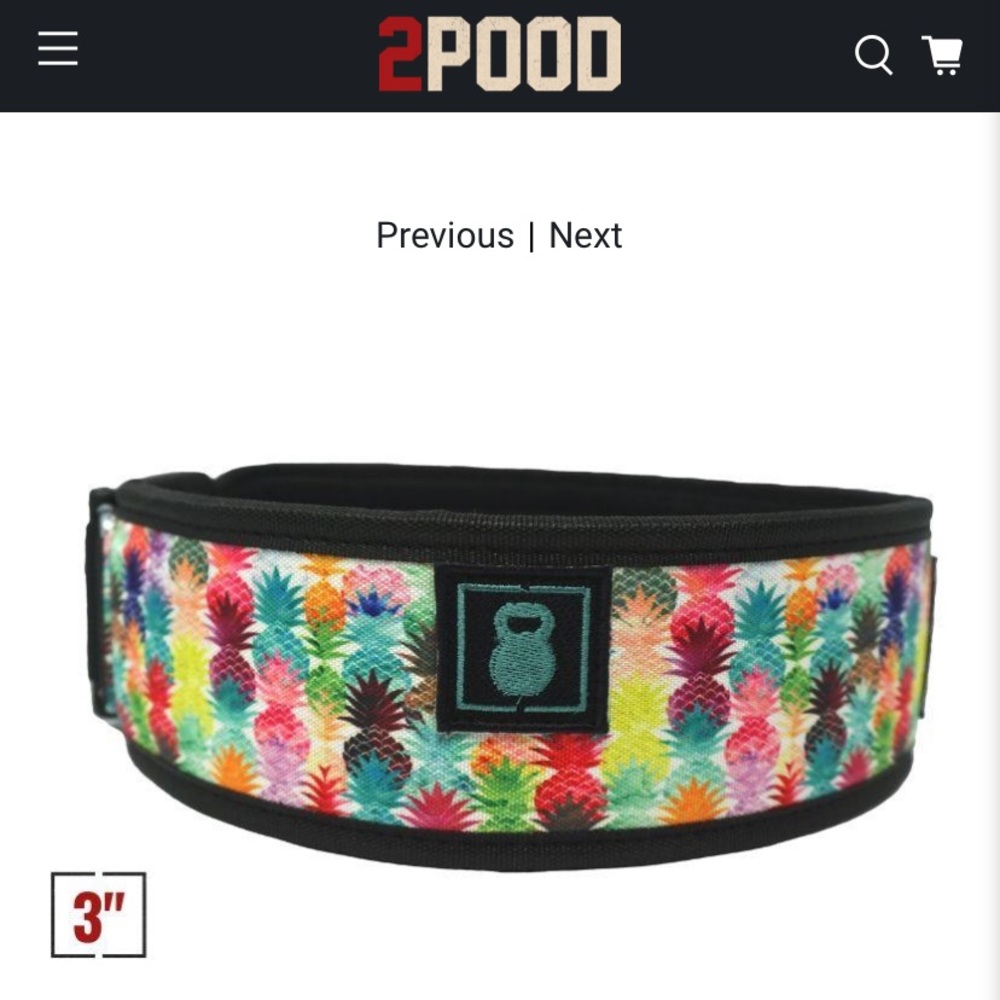2Pood 3” Weightlifting Belt